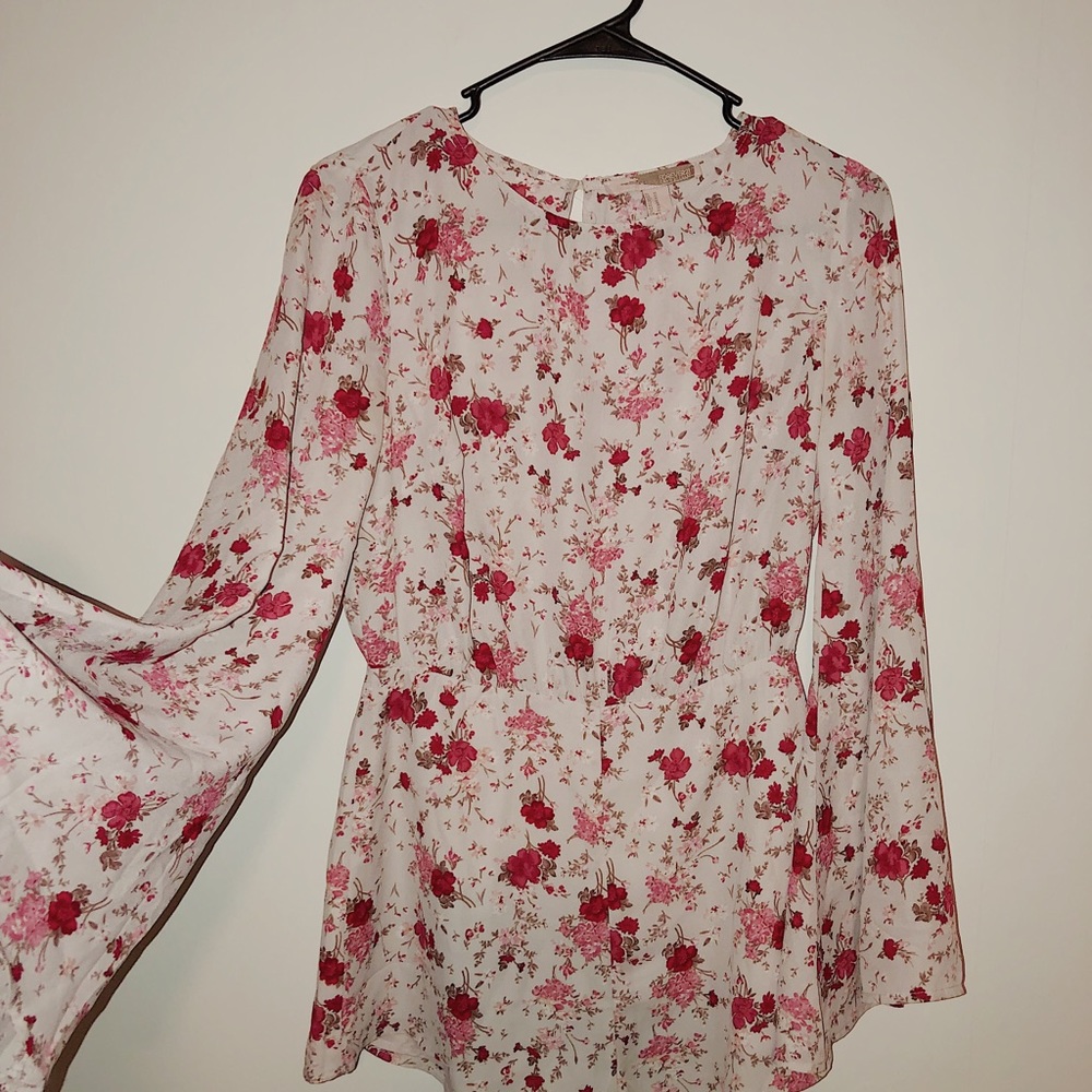 Forever 21 floral romper